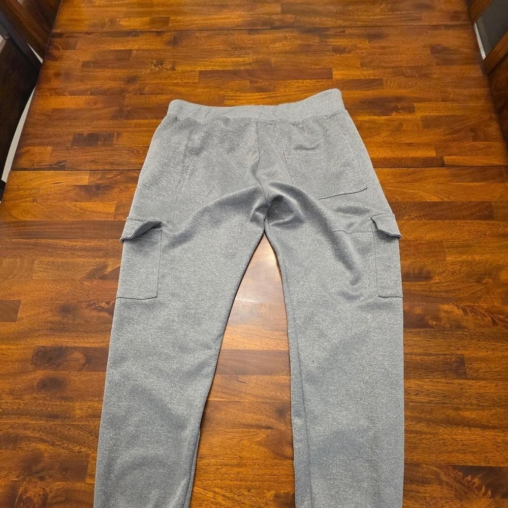 AIRWALK GREY CARGO SWEATPANTS SIZE MEDIUM SKU88 - Picture 6 of 8